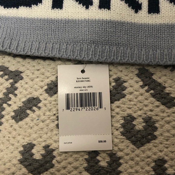🆕 Kate Spade BRR Beanie Pom Hat - Picture 4 of 4